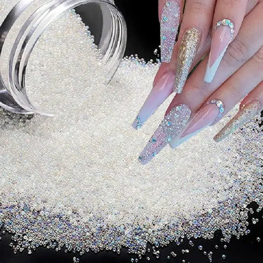 Ab Aurora Transparent Caviar Beads Jar