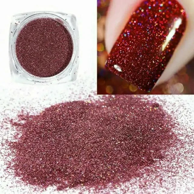 Pink / Rose gold Glitters And Mylars Box (Set Of 12)