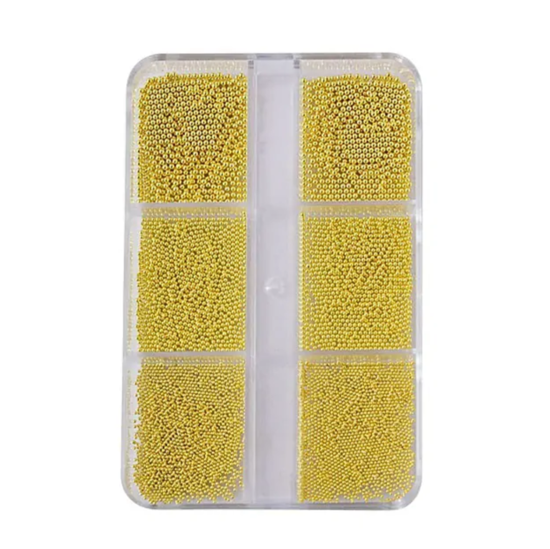 Gold Caviar Beads Grid