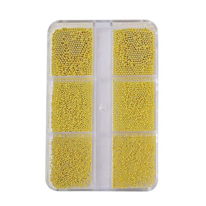 Gold Caviar Beads Grid