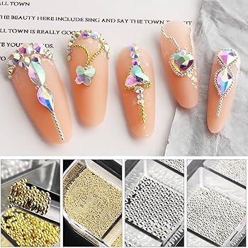 Gold Silver Rose Gold Caviar Beads Grid